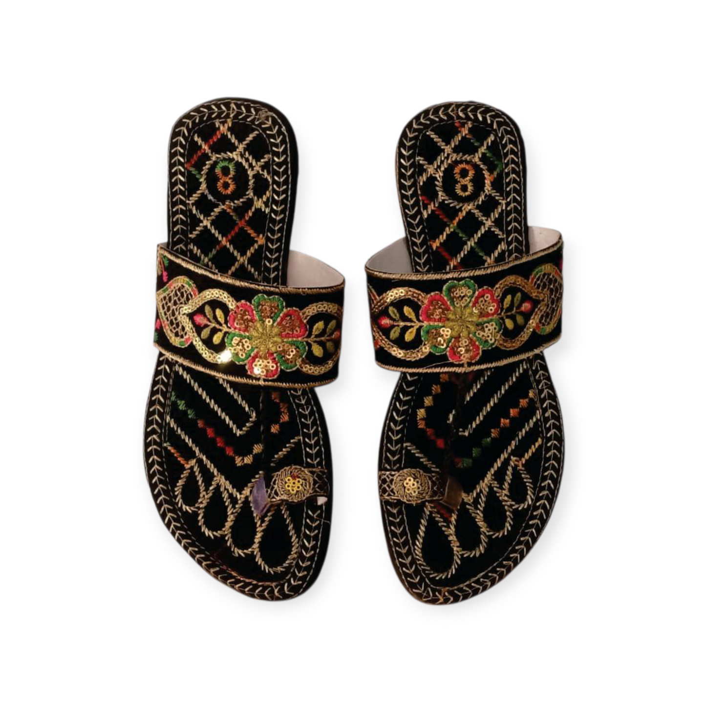 Beautiful Black Chappal