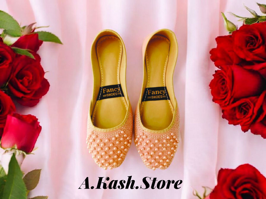 Light Pink Moti Khussa