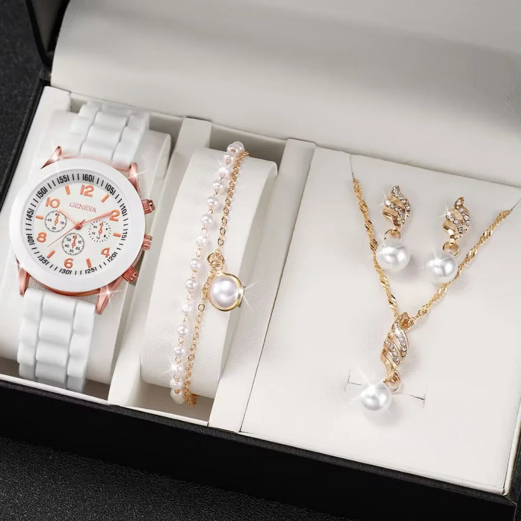 5 Luxury Jewelry Collection: Ladies' Rhinestone Watch