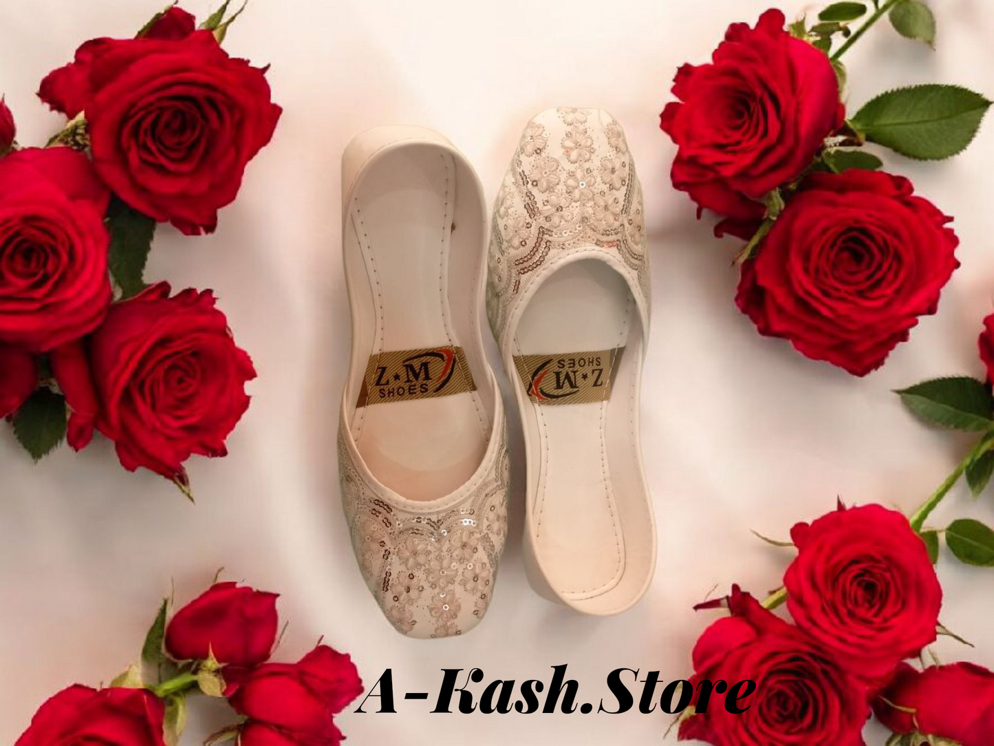 Beautiful White Khussa